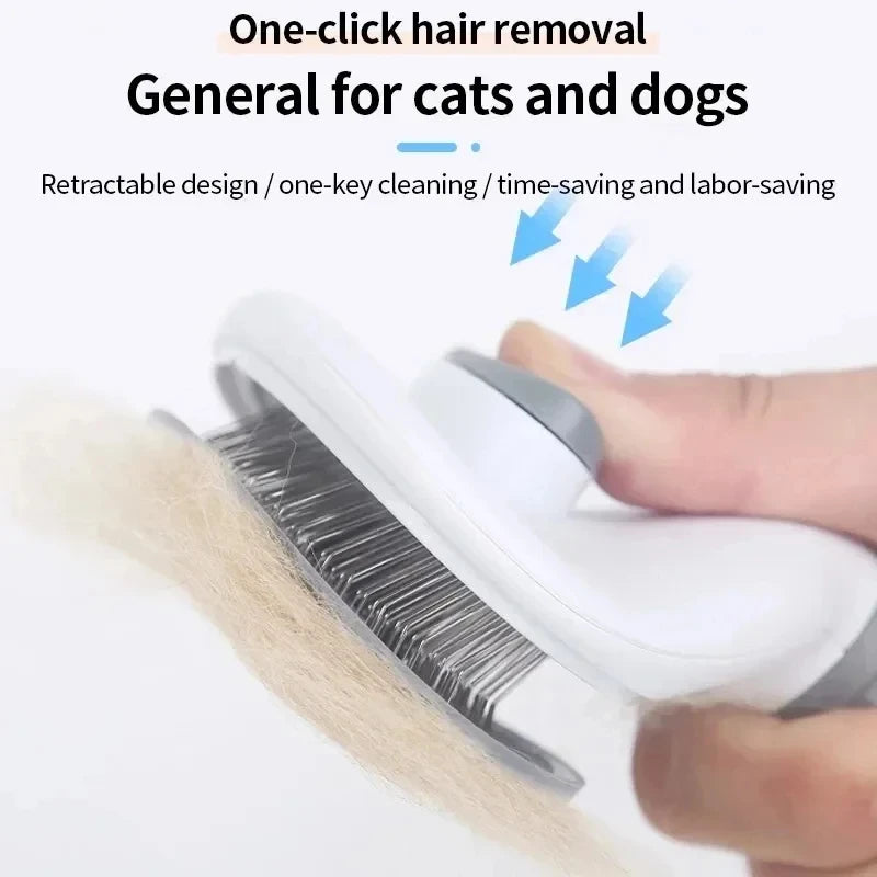 Self-Cleaning Slicker Brush for Dogs &amp; Cats